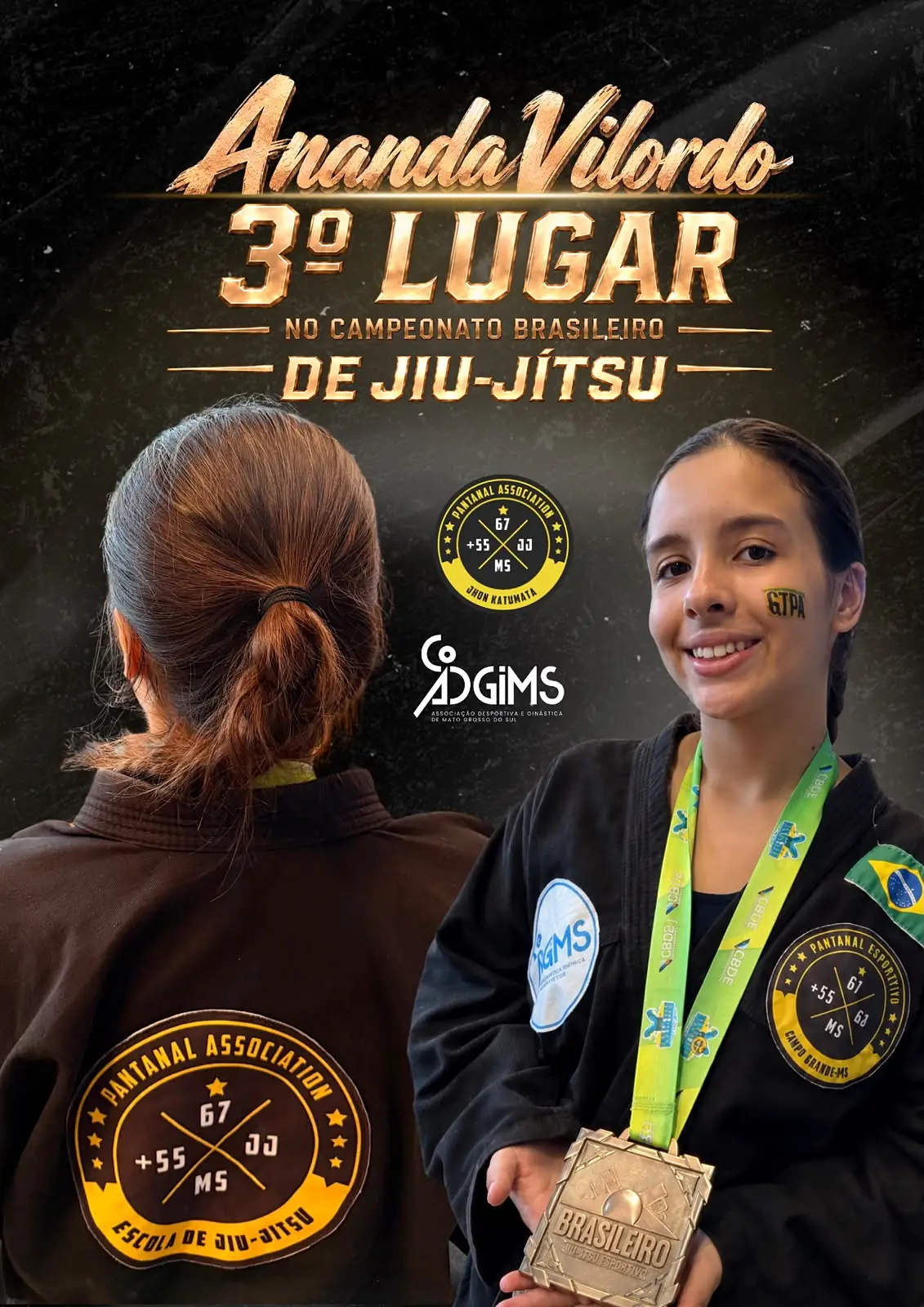 Ananda Vilordo e Caleb Rocha participaram do Campeonato Brasileiro de Jiu-Jitsu - Foto 4